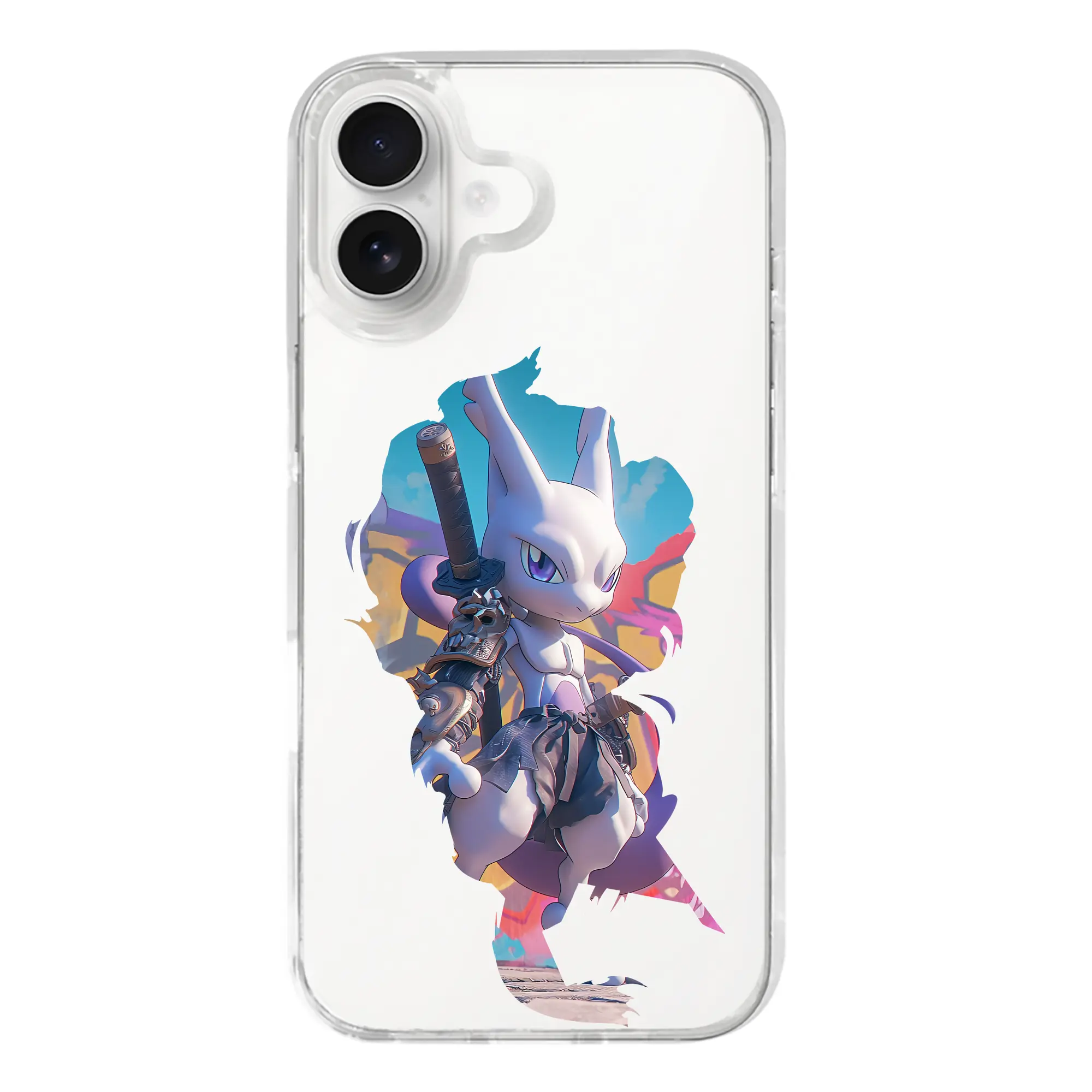 ポケモン グッズ,ミュウツー - iPhone 17シリーズ 透明スマホケース – 薄型・耐衝撃・精密フィット保護カバー